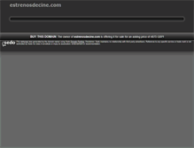 Tablet Screenshot of estrenosdecine.com